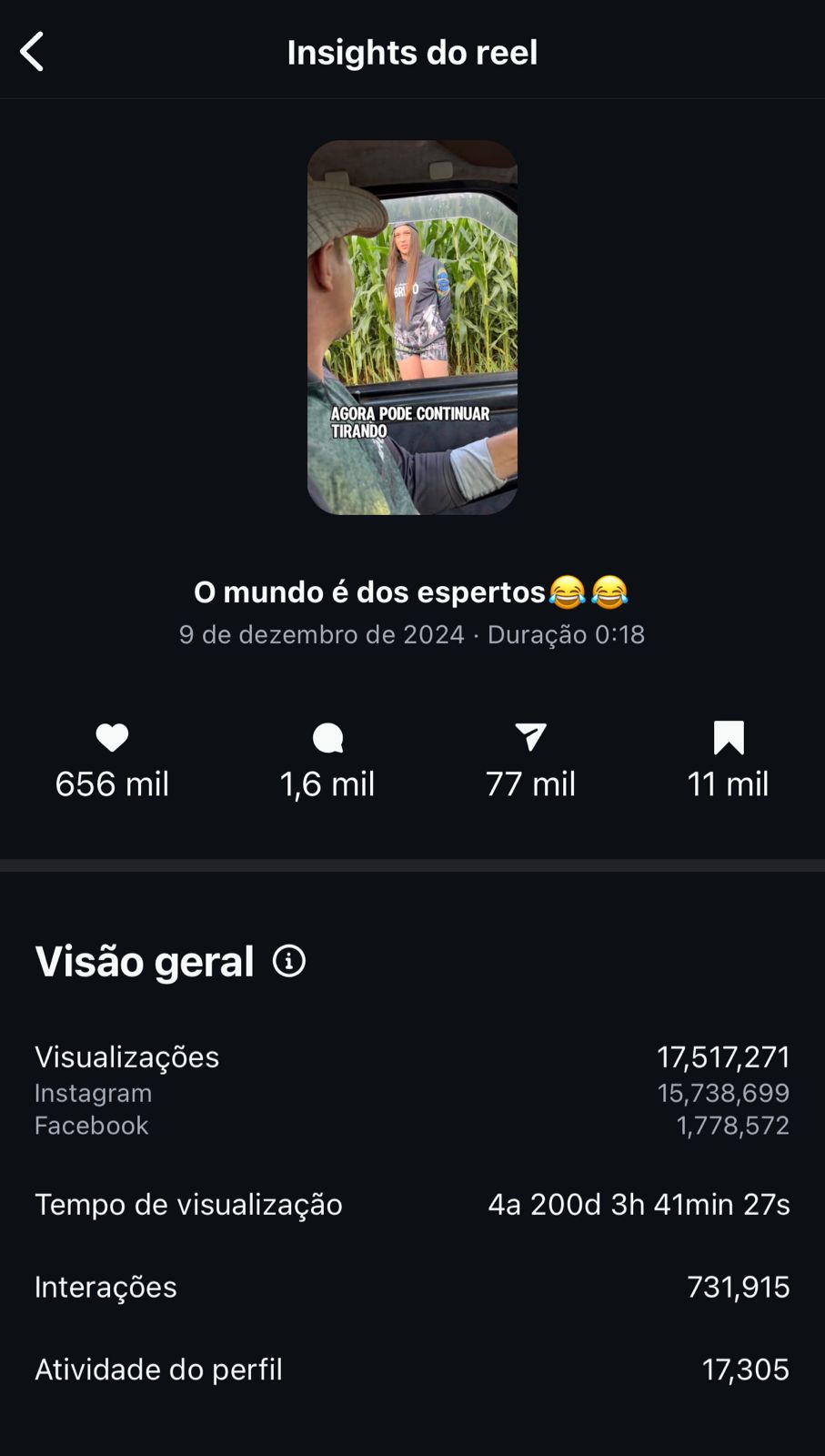 Insight do vídeo 3